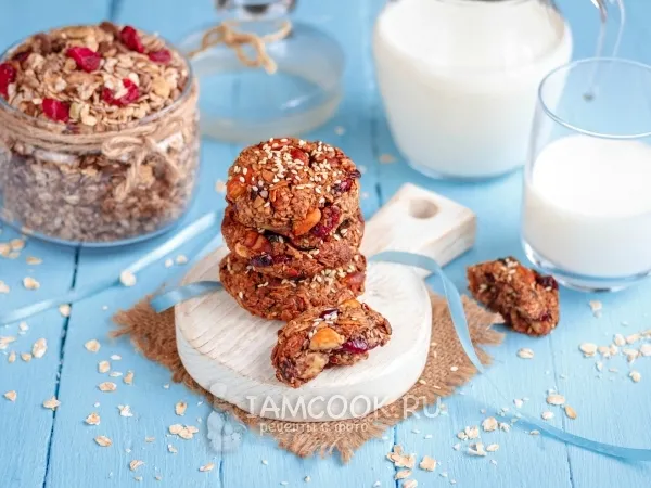 Фото готового блюда: Печенье из мюсли