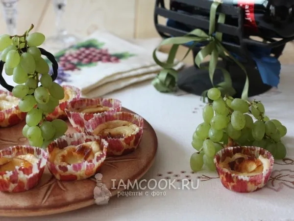 Фото блюда: Тарталетки с козьим сыром и медом