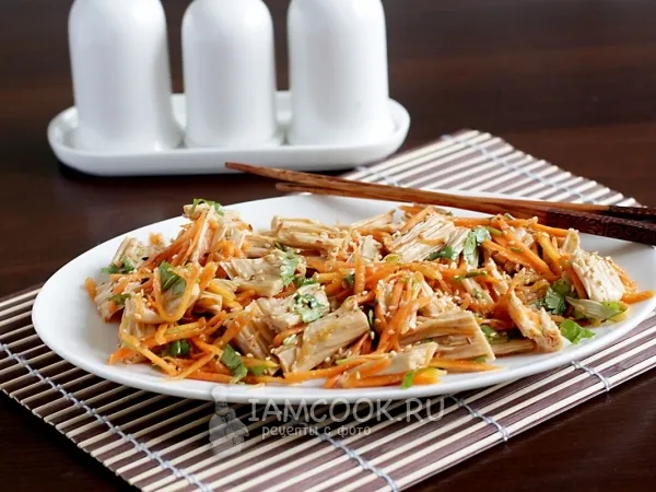 Фото готового блюда: Спаржа по-корейски