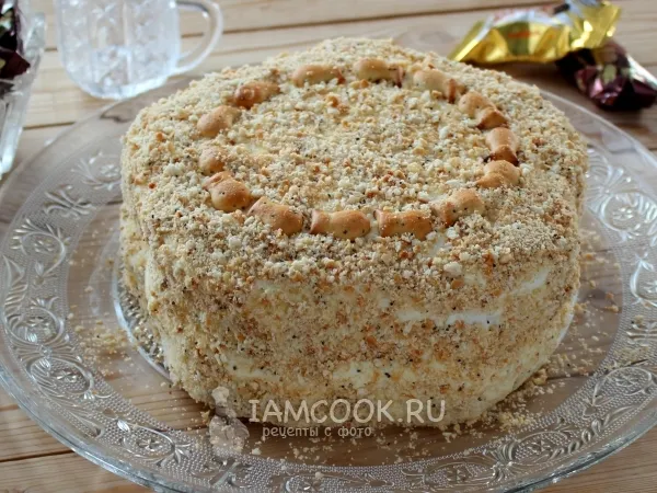 Фото блюда: Торт из печенья «Рыбки»