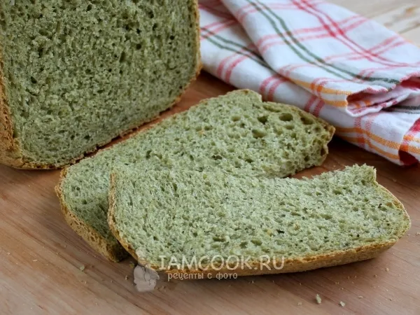 Фото готового блюда: Хлеб со шпинатом