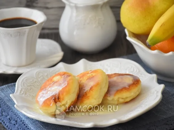 Фото готового блюда: Сырники на рисовой муке