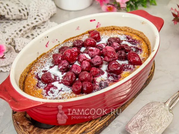 Фото блюда: ПП клафути с вишней