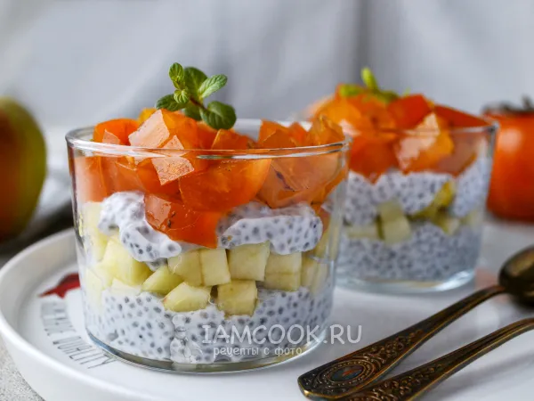 Фото блюда: ПП десерт с яблоками