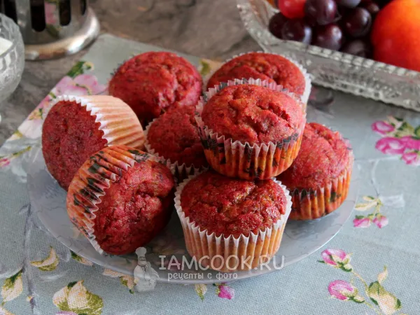 Фото блюда: Кексы свекольные