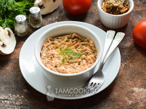 Фото готового блюда: Грибное суфле