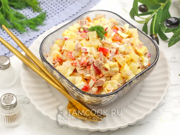 Фото блюда: Салат «Барский»