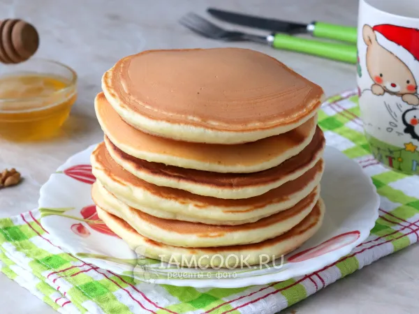 Фото готового блюда: Панкейки в мультиварке