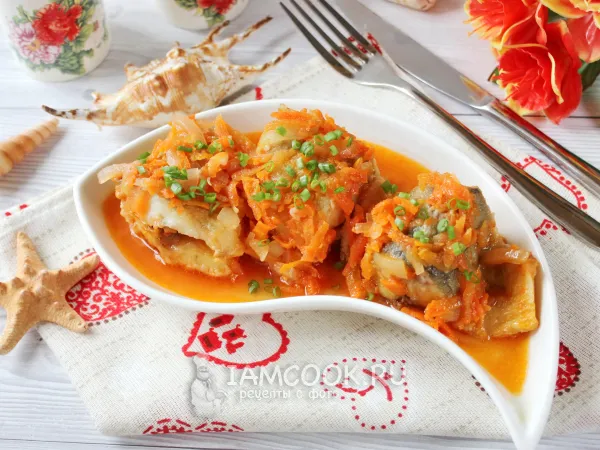 Фото блюда: Навага под маринадом на сковороде