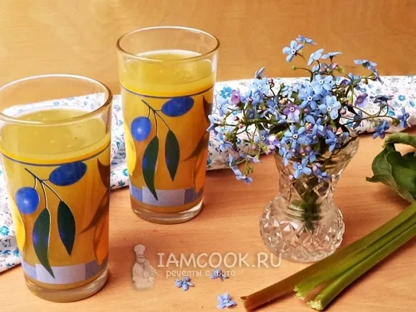 Фото блюда: Кисель из ревеня