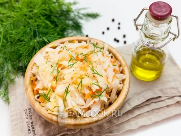 Фото готового блюда: Квашеная капуста по-кубански