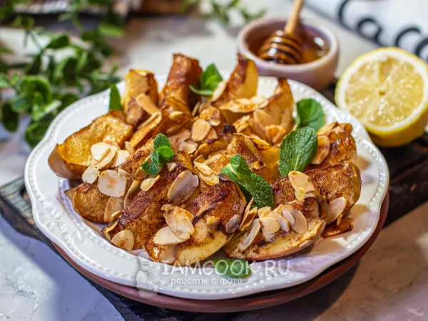 Фото блюда: Яблоки с медом в аэрогриле