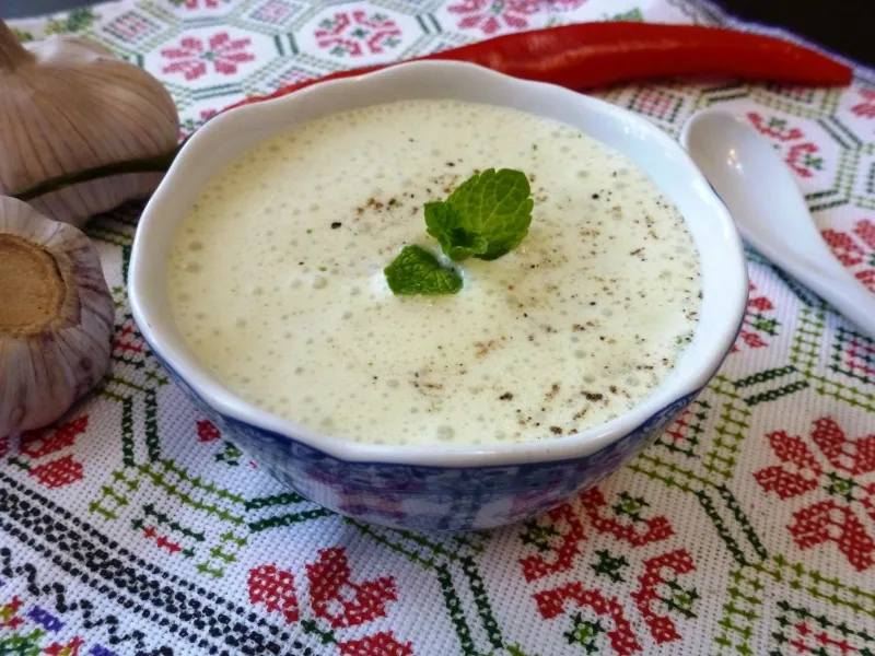Фото блюда: Мятный соус на кефире