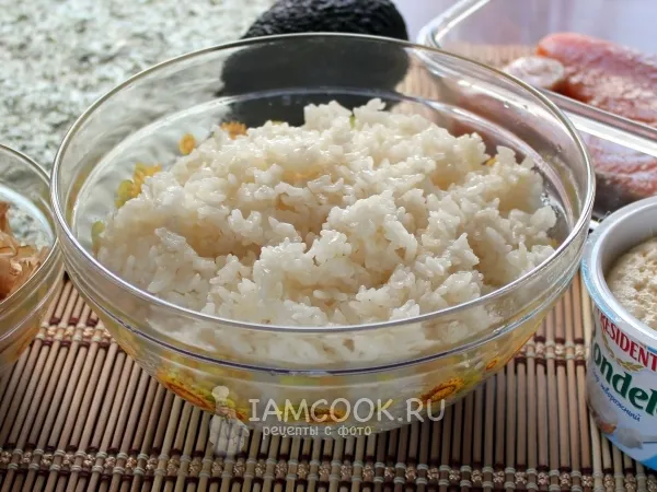 Фото готового блюда: Рис для роллов в мультиварке
