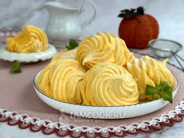 Фото готового блюда: Зефир из тыквы