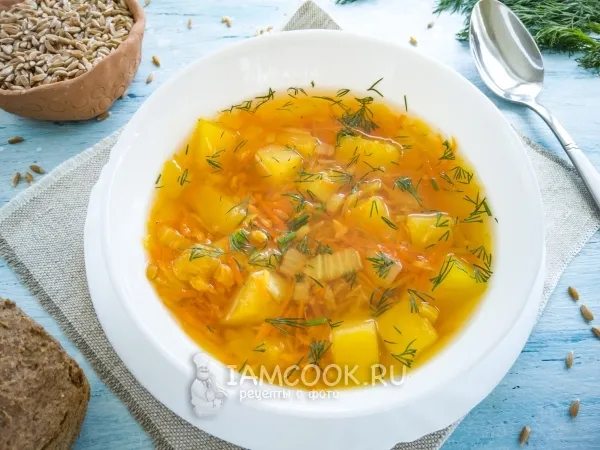 Фото готового блюда: Суп из полбы