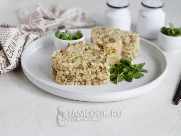 Фото блюда: Булгур с фаршем в мультиварке