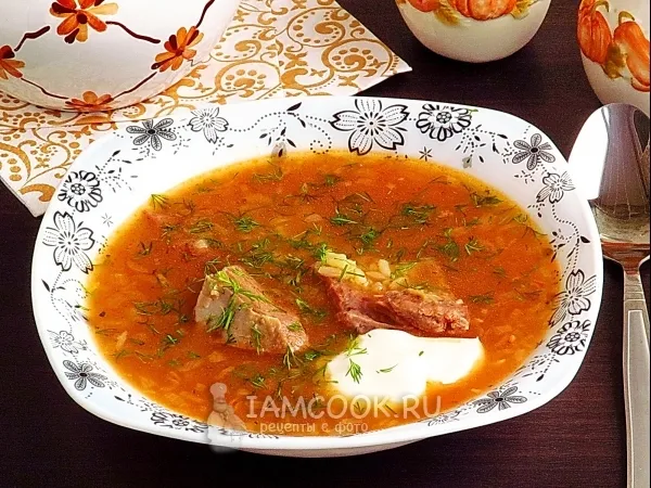 Фото блюда: Суп томатно-рисовый по-румынски