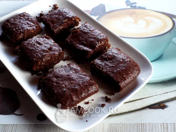 Фото блюда: Брауни из овсяных хлопьев