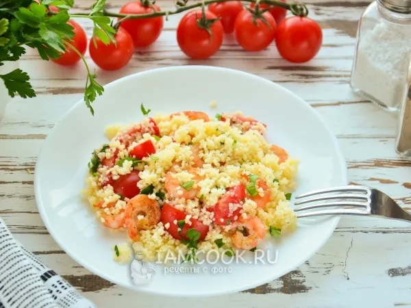Фото блюда: Кус-кус с креветками