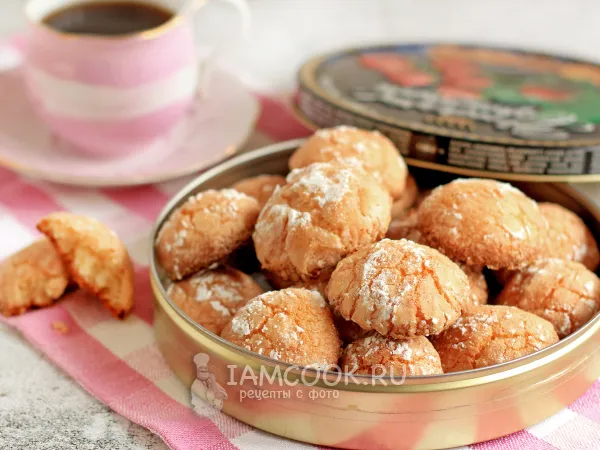 Фото готового блюда: Печенье из манки без муки