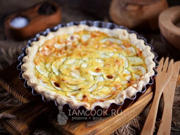 Фото блюда: Пирог с кабачками на скорую руку