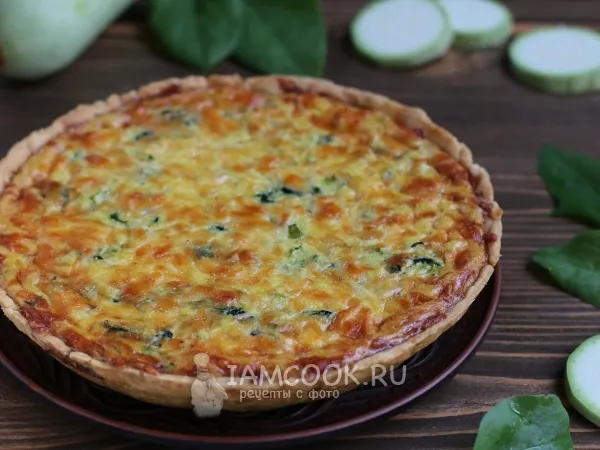 Фото готового блюда: Киш со шпинатом