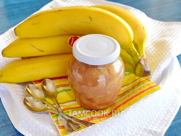 Фото готового блюда: Варенье из бананов