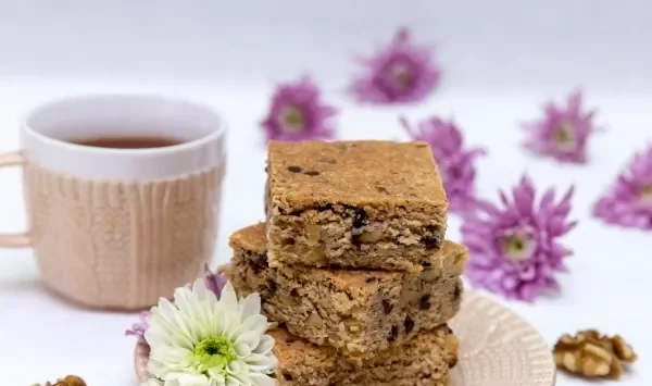 Фото блюда: Арахисовый пирог с шоколадом и орехами