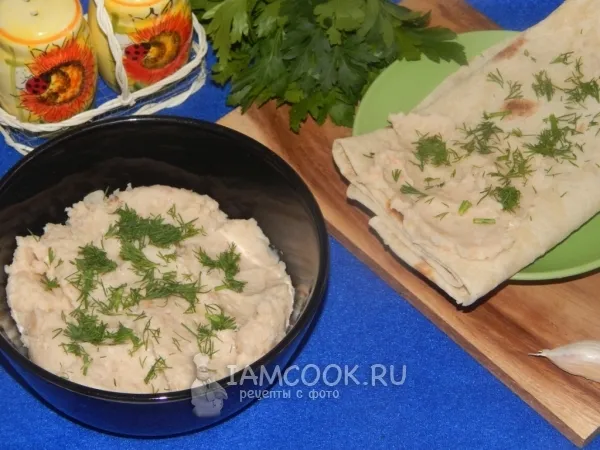 Фото блюда: Паштет из фасоли с кунжутом