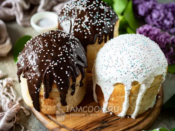 Фото готового блюда: Кулич на топленом молоке