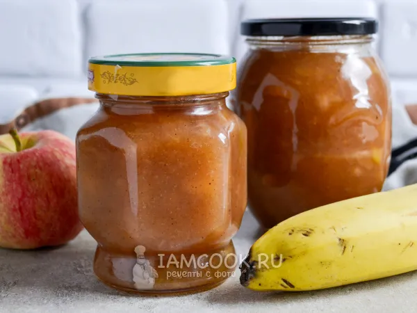 Фото блюда: Варенье из яблок и бананов