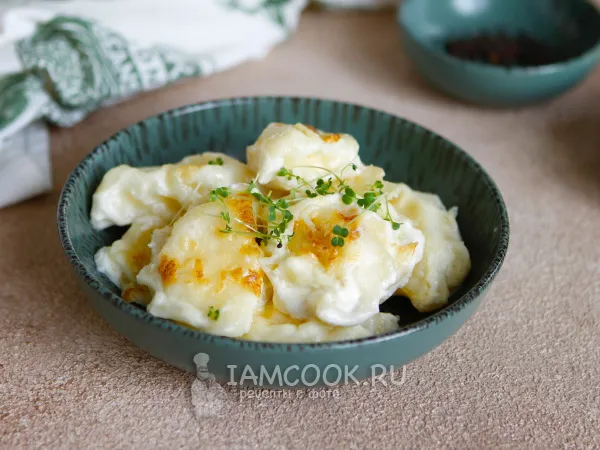 Фото блюда: Вареники с творогом в духовке