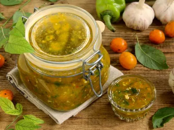 Фото блюда: Аджика из алычи на зиму