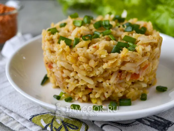 Фото блюда: Факоризо (постная чечевица с рисом)