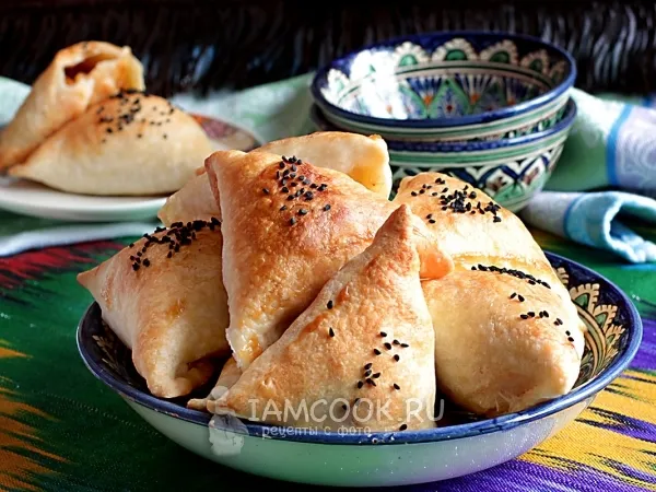 Фото готового блюда: Самса с тыквой