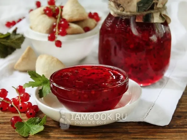 Фото блюда: Варенье из красной смородины 5-минутка