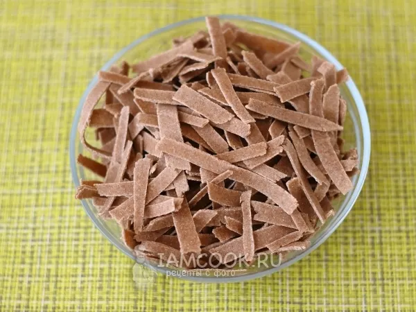 Фото блюда: Лапша из ржаной муки