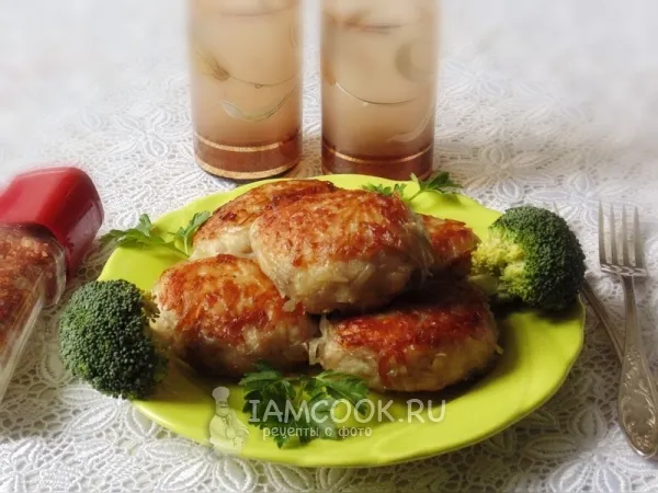 Фото блюда: Котлеты в картофельной стружке