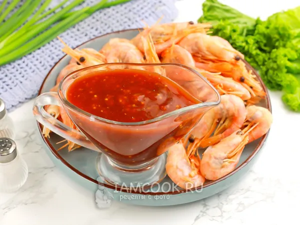 Фото блюда: Маринад для креветок на сковороде