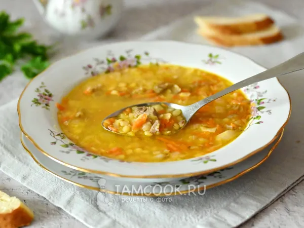 Фото блюда: Гороховый суп на кости