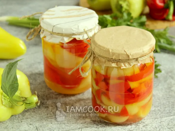 Фото блюда: Маринованный перец на зиму без стерилизации