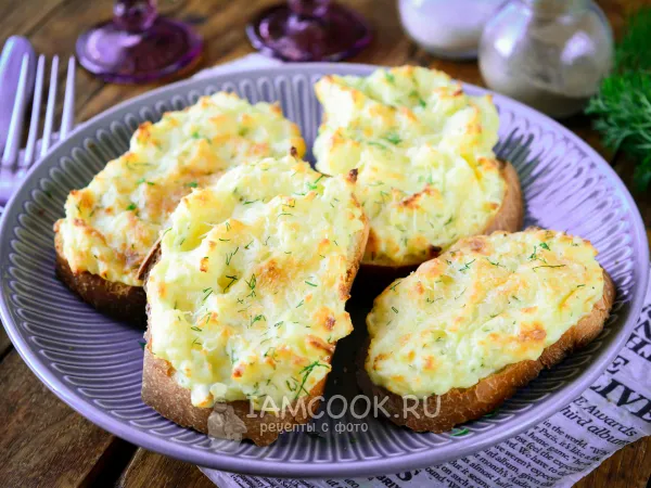 Фото блюда: Бутерброды с картофельным пюре