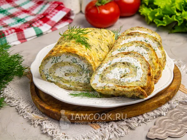 Фото блюда: Кабачковый рулет ПП
