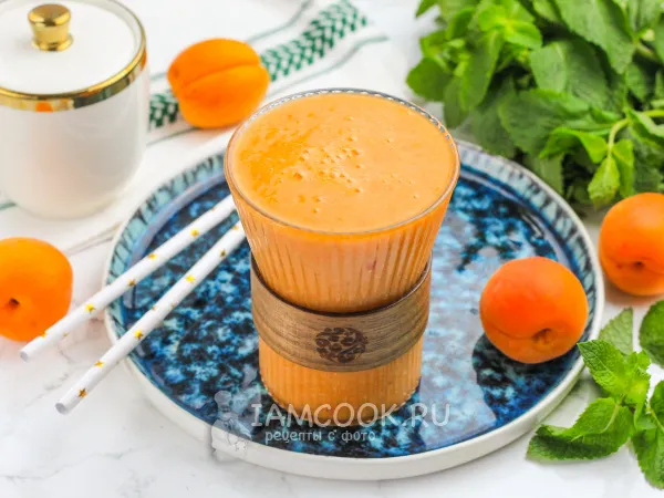 Фото блюда: Смузи из банана и абрикоса