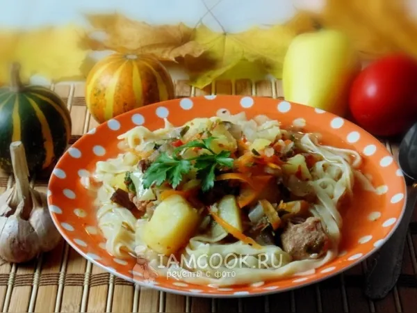 Фото блюда: Суп «Лагман»