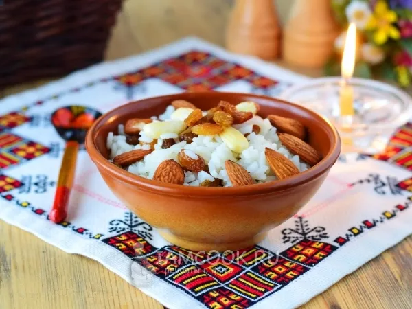 Фото блюда: Кутья из риса с изюмом (поминальная)