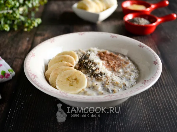 Фото блюда: Овсяная каша с семенами чиа