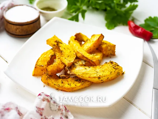 Фото блюда: Тыква в аэрогриле кусочками