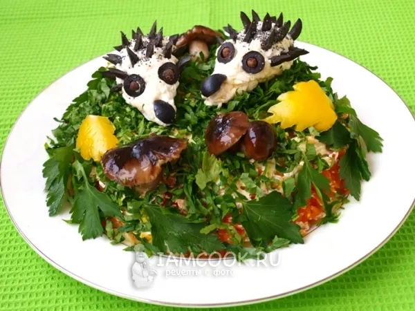 Фото готового блюда: Салат «Лесная поляна»